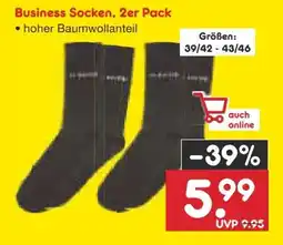 Netto Marken-Discount Herren Business Socken 2er Pack Angebot