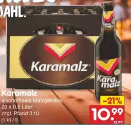 Netto Marken-Discount Karamalz Alkoholfreies Malzgetränk Angebot