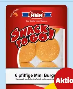 PENNY Dieter Hein Snack to go Mini Burger Angebot