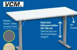Lidl VCM Höhenverstellbarer Schreibtisch E-­Lona Angebot