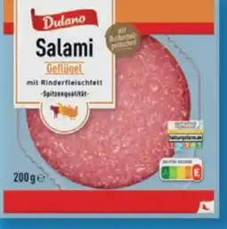 Lidl Dulano Geflügel-Salami Angebot