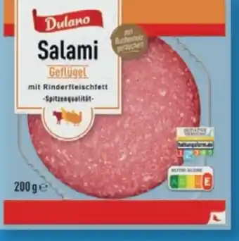 Lidl Dulano Geflügel-Salami Angebot