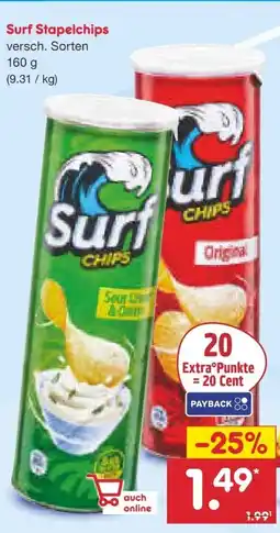 Netto Marken-Discount Surf Chips Stapelchips Angebot