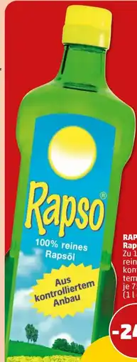PENNY Rapso 100% Reines Rapsöl Angebot