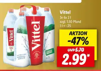 Lidl Vittel mineralwasser Angebot