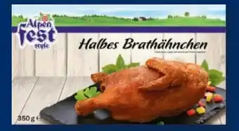 Lidl Alpenfest Halbes Brathähnchen Angebot