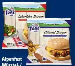 Lidl Alpenfest Würstel Burger Angebot