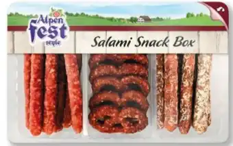 Lidl Alpenfest Salami-Snack-Box Angebot