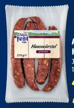 Lidl Alpenfest Hauswürstel Angebot