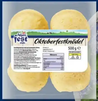 Lidl Alpenfest Oktoberfestknödel Angebot