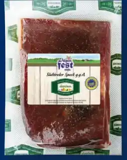 Lidl Alpenfest Südtiroler Speck Angebot