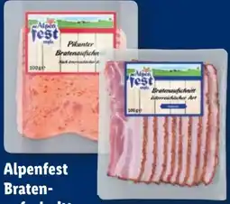 Lidl Alpenfest Österreichischer Bratenaufschnitt Angebot