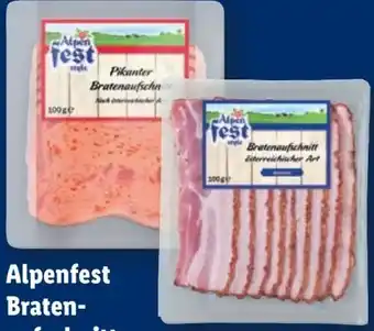 Lidl Alpenfest Österreichischer Bratenaufschnitt Angebot