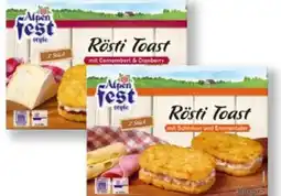 Lidl Alpenfest Rösti Toast Angebot