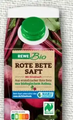 nahkauf Rewe Bio Rote Bete Saft Angebot