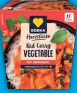 E-Center Edeka Herzstücke Red Curry Vegetable mit Jasmin Reis Angebot