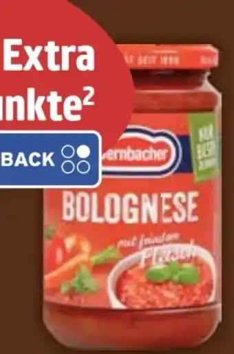 E-Center Bernbacher Pasta-Sauce Bolognese Angebot