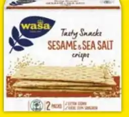 Edeka Wasa Tasty Snacks Sesame-Sea Salt Angebot