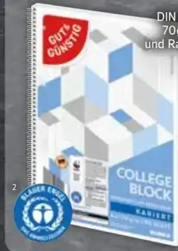 Edeka Edeka zuhause Collegeblock A4 Angebot