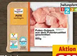REWE Center Rewe Regional Puten-Gulasch Angebot