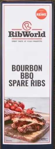 REWE Center Rib World Bourbon BBQ Spare Ribs Angebot