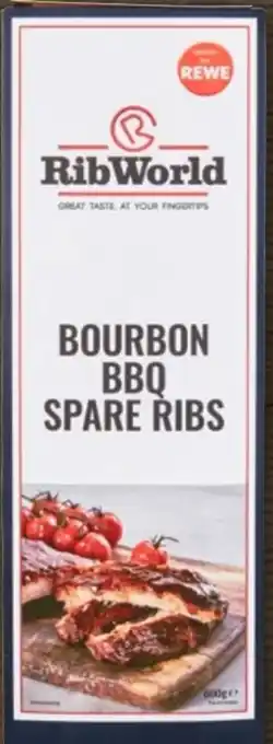 REWE Center Rib World Bourbon BBQ Spare Ribs Angebot