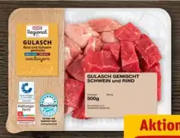 REWE Center Rewe Regional Gulasch gemischt Angebot