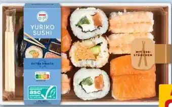 REWE Center Rewe to go Sushi Box Yuriko Angebot