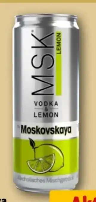 REWE Center Moskovskaya MSK Vodka & Lemon Angebot