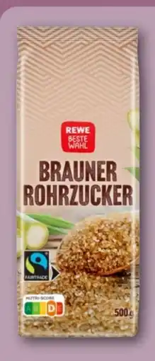 REWE Center Rewe Beste Wahl Brauner Rohrzucker Angebot