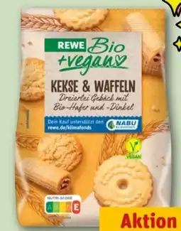 REWE Center Rewe Bio + Vegan Kekse & Waffeln Angebot