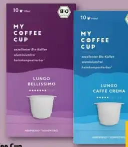 REWE Center My Coffee Cup Bio Lungo Bellissimo Angebot
