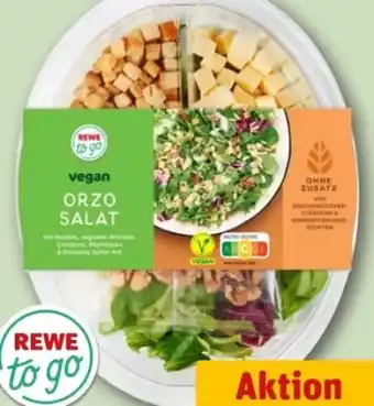 REWE Center Rewe to go Salatschale Orzo Vegan Angebot