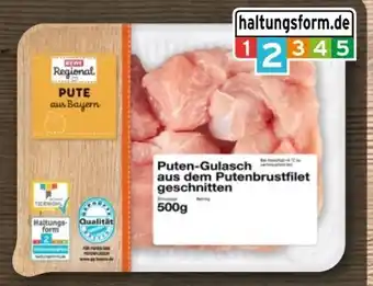 REWE Rewe Regional Puten-Gulasch Angebot