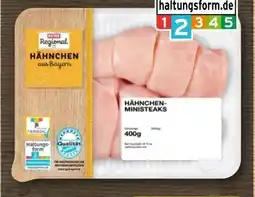 REWE Rewe Regional Hähnchen-Ministeaks Angebot