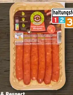 REWE Nature & Respect Geflügel-Bratwurst Merguez Angebot
