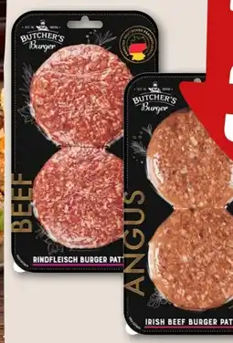 REWE Butcher’s Burger Angus Irish Beef Patties Angebot
