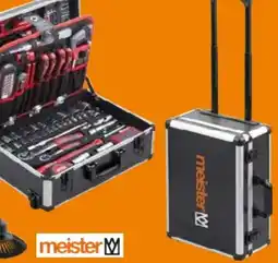 Globus Baumarkt Meister Werkzeug Werkzeugkoffer-Trolley WKZ 156tlg Angebot
