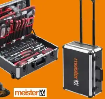 Globus Baumarkt Meister Werkzeug Werkzeugkoffer-Trolley WKZ 156tlg Angebot