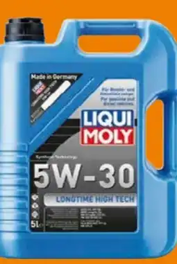 Globus Baumarkt Liqui Moly Motoröl Longtime High Tech 5W30 Angebot