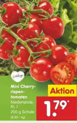 Netto Marken-Discount Lieblings Mini Cherryrispentomaten Angebot