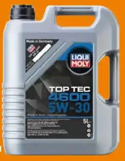 Globus Baumarkt Liqui Moly Motorenöl Top Tec 4600 5W30 Angebot