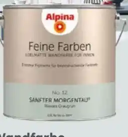 Globus Baumarkt Alpina Wandfarbe Feine Farben Angebot