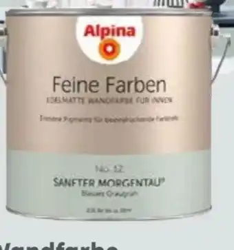 Globus Baumarkt Alpina Wandfarbe Feine Farben Angebot