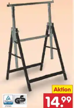 Netto Marken-Discount Meistercraft Metallbock klappbar Angebot