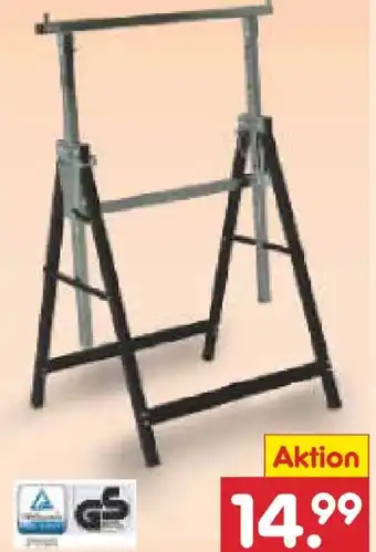 Netto Marken-Discount Meistercraft Metallbock klappbar Angebot