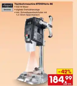 Netto Marken-Discount Scheppach Tischbohrmaschine BTD55Vario-BE Angebot