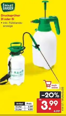 Netto Marken-Discount Living Garden Drucksprüher Angebot