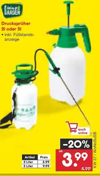 Netto Marken-Discount Living Garden Drucksprüher Angebot