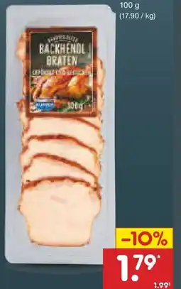 Netto Marken-Discount Kupfer Backhendl-Braten Angebot